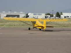 Cub at Prescott Airport - Embry Riddle behind Cub at Prescott Airport - Embry Riddle behind
