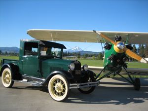 Beautifully restored antique airplanes, trucks, cars and more... Beautifully restored antique airplanes, trucks, cars and more...