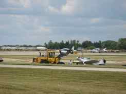 Bonanzas land as crash is removed