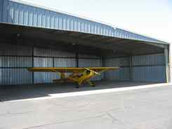 Keeping the Cub out of the sun, Tucumcari Airport Keeping the Cub out of the sun, Tucumcari Airport