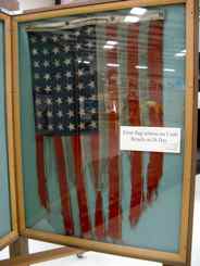 First Flag Ashore on Utah Beach on D-Day
