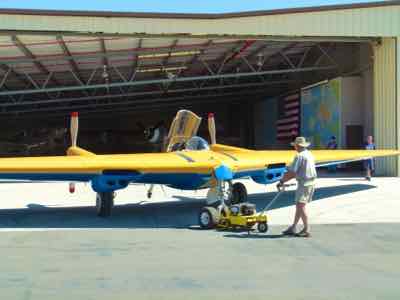 Flying Wing preparing to fly Flying Wing preparing to fly