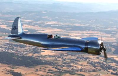 Racer In Flight