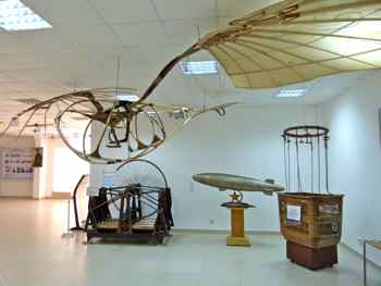 Exhiibits in the Monino Museum