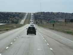 Lots of Straight Open Road in New Mexico Lots of Straight Open Road in New Mexico