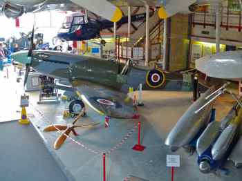 Vickers Supermarine Spitfire F.24 and Saunders Roe Skeeter Mk 5 Vickers Supermarine Spitfire F.24 and Saunders Roe Skeeter Mk 5