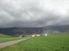 The Eyjafjallajokull volcano hid behind clouds.