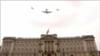 Battle of Britain Memorial Flight - Lancaster, Spitfire and Hurricane at the Royal Wedding