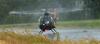 UH1 Loach in the rain at East Fortune