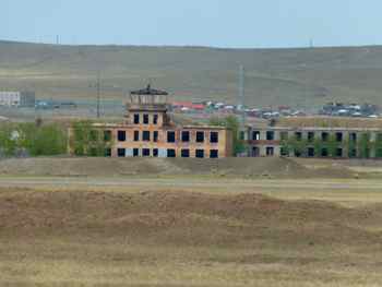 Not much left of this old control tower... no Yak attacks from here now.